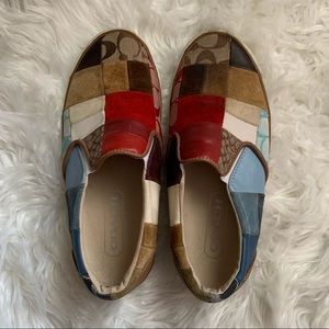 Coach slip on shoes